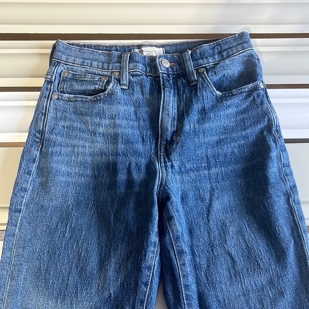 Madewell slim cropped boyfriend jeans